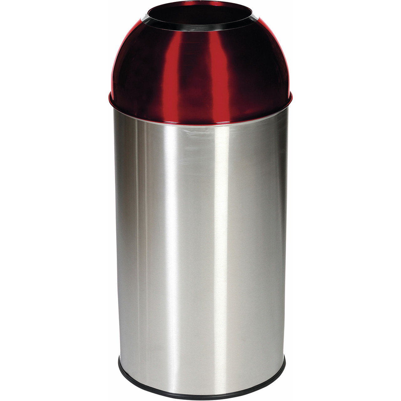 Recyclingbehälter mit Einwurföffnung 40 l, rot